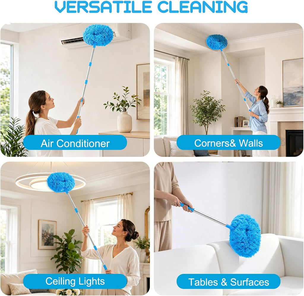 Yang Gien Ceiling Fan Cleaner Duster, Adjustable Duster with Extension Pole