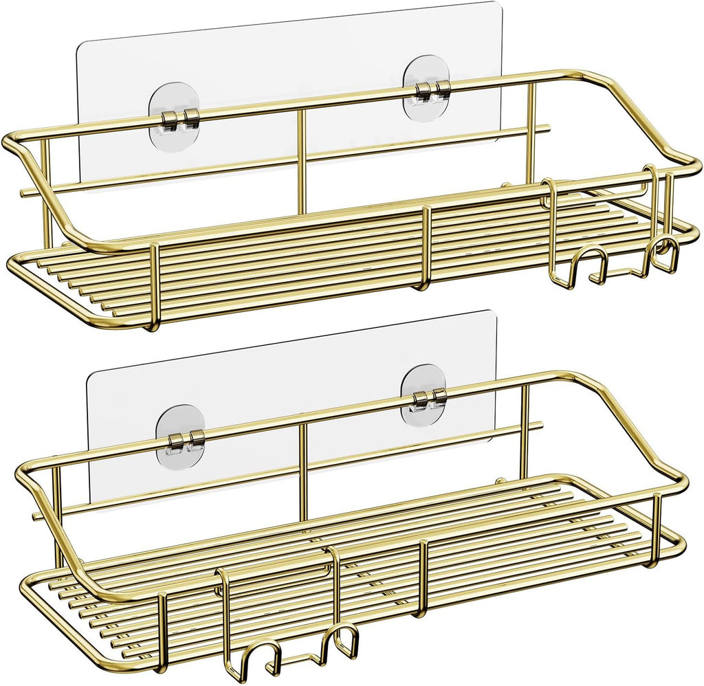 Nieifi Shower Caddy Adhesive, Shower Shelves, Shampoo Holder for Bathroom