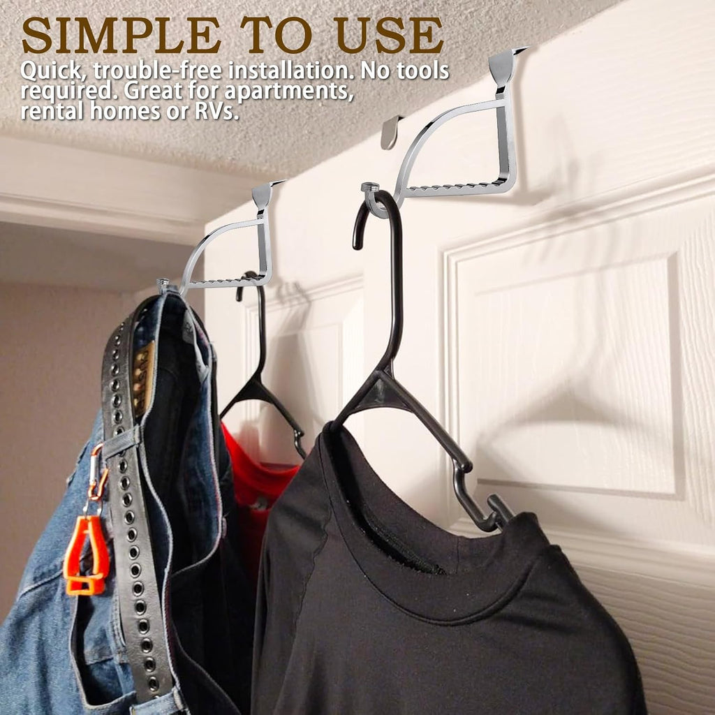 Design Hangers and Hooks, Extension Devices on Closet Doors