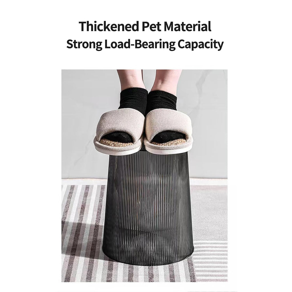 Trash Can,2 Gallon Grey Garbage Can,4 Pack
