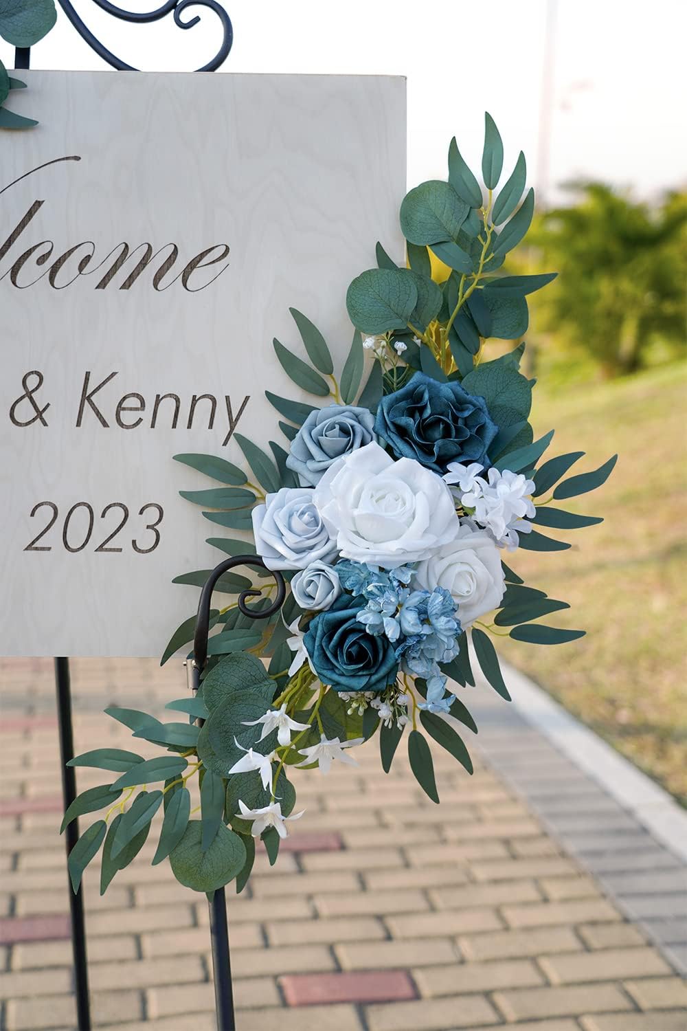 ponatia Artificial Wedding Arch Flowers Set of 2