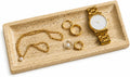 Stone Travertine Tray for Vanity Countertop, Small Beige Marble Tray