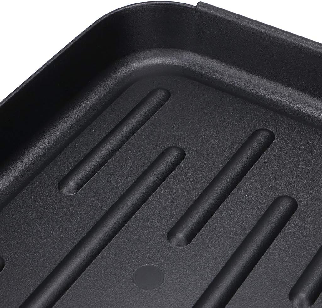 OwnMy Black Boot Tray Mat Indoor Plastic Small Shoe Tray Mat for Entryway