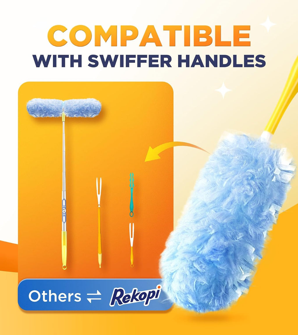 Heavy Duty Duster Refills Compatible with Swiffer Duster, 20 Count