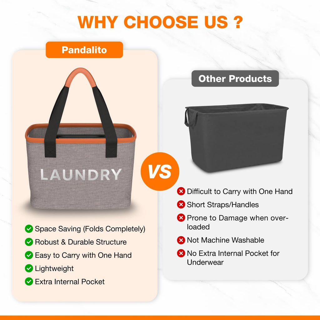 Mini Laundry Basket & Mesh Wash Bag