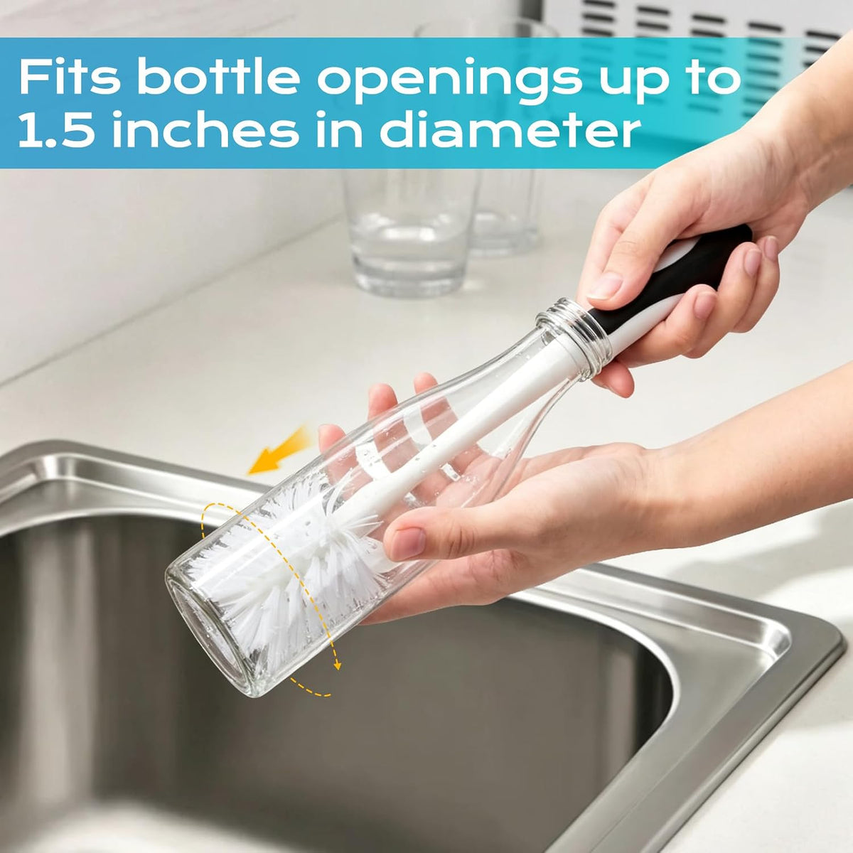 8 Pack Cleaning Brush Set Kitchen Brush Scrub Brush Set for Household