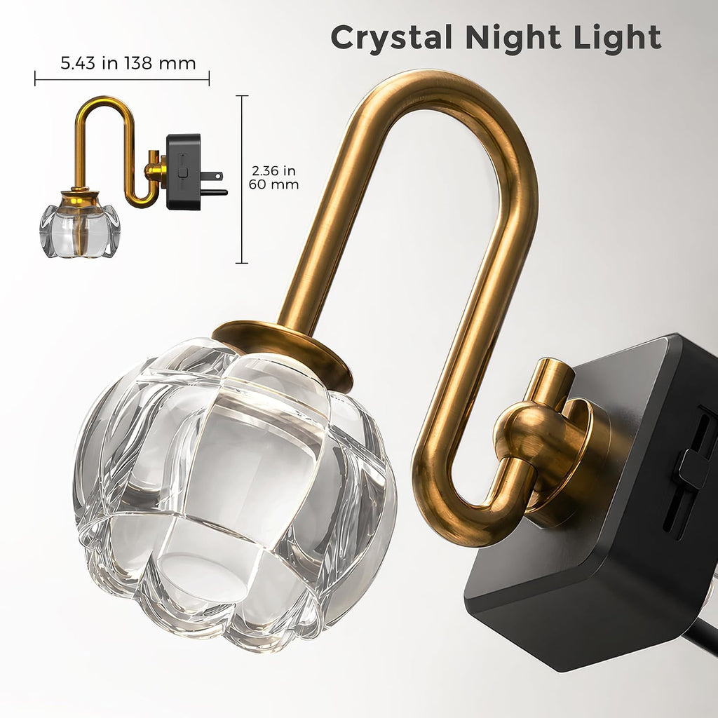 L LOHAS LED Night Lights Plug into Wall, 3000K Soft White