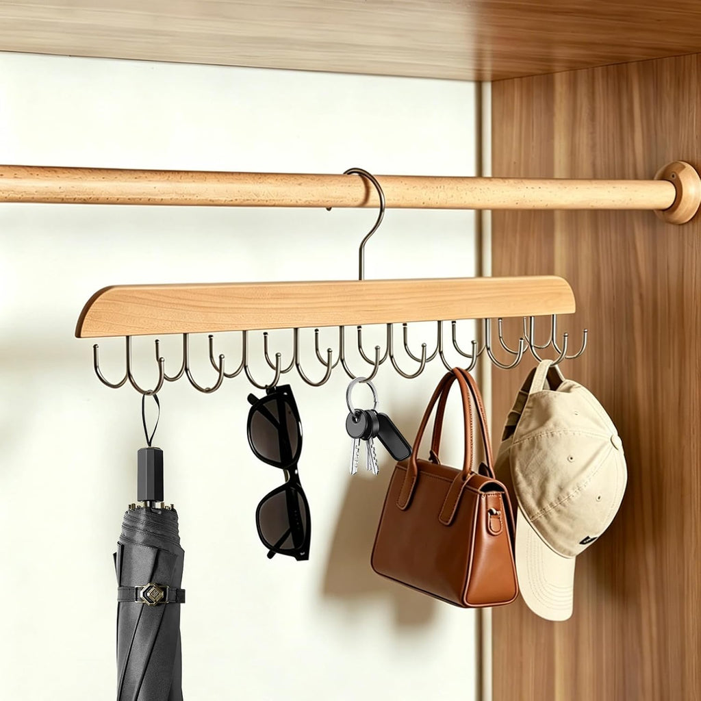 2Pcs Necklace Hanger Wall Mount Jewelry Organizer