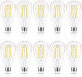 LED Edison Bulbs Dimmable, E26 Bulb 60 watt Equivalent, Cool White 4000K