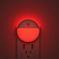 YUNLEX Red Night Lights Motion Sensor, Dimmable Plug in Nightlight, 2 Pack