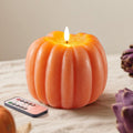 Fall Decor, Fall Decorations for Home, Flameless Pumpkin Candle, Orange