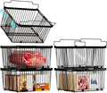 Large Freezer Organizer Bins for 5 to 9 Cu.Ft,Leak-Proof Bottom，5Pack