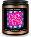Homsolver Birthday Gifts for Women Men, Happy Birthday Decoration Candles Gift for Her Him, Funny Friendship Mom Dad Sister Friends Wife Husband Present Ideas - Lavender Scented Candle
