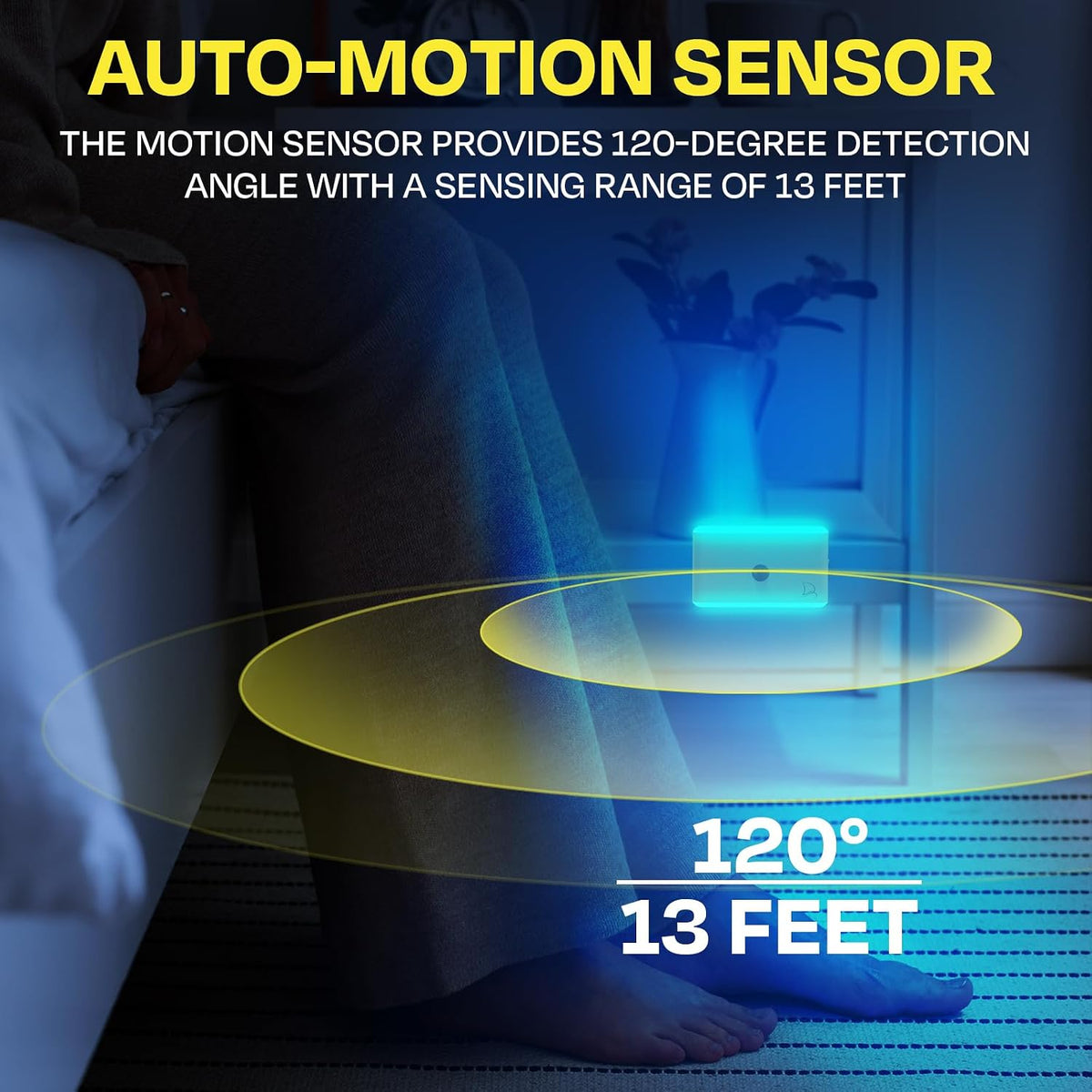 Nordmoose 3-Pack Motion Sensor Night Light – Cruise Ship Approved, Magnetic & Rechargeable with USB-C, RGB Color-Changing Modes, LED Auto Nightlight for Cabin, Bathroom, Hallway, Bed or Stairs