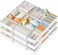 DIMJ Drawer Organizer Clothes, 24 Pack Dresser Organizer, Foldable Closet Organizers and Storage, Fabric Dresser Drawer Organizers, Drawer Dividers for Nursery, Baby Clothes, Underwears, Sock
