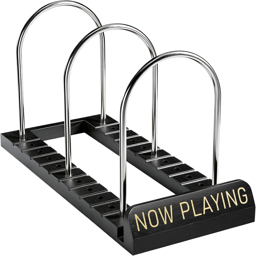 BS-VOG Now Playing Vinyl Record Holder Storage Fits 50 LPs, Gift Package