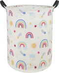 Round Laundry Hamper Storage Basket Laundry Organizer Hamper Storage Bins Clothes Box Nursery Hamper Gift Basket with Handles