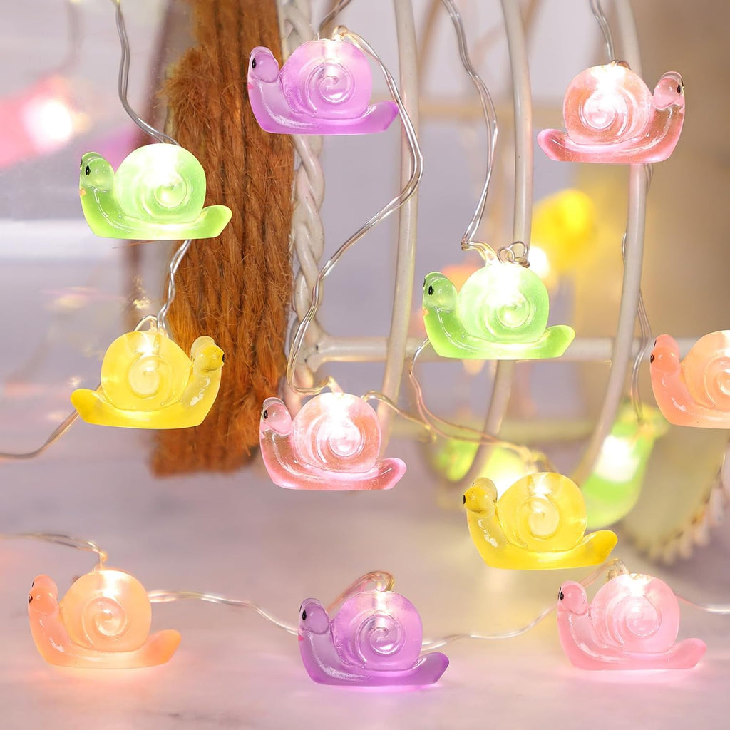 Impress Life Snail String Lights, USB & Battery Operated Fairy Lights