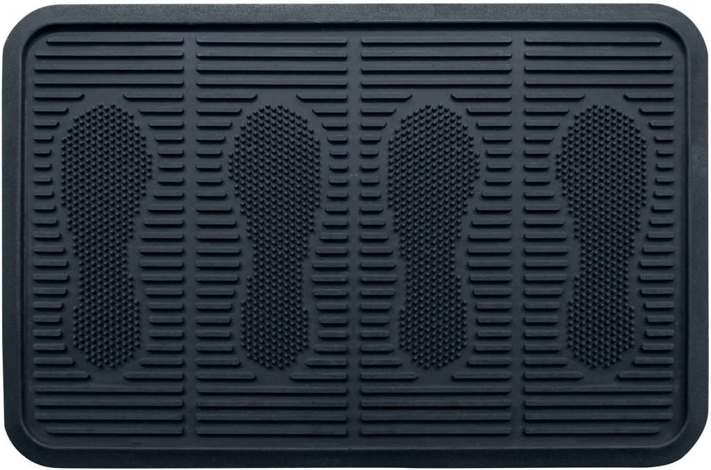 SafetyCare Rubber Shoe & Boot Tray - Multi-Purpose - 24 x 16 Inches - 1 Mat