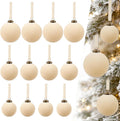Beige Velvet Ornaments for Christmas Tree, Cream Flocked Ornaments