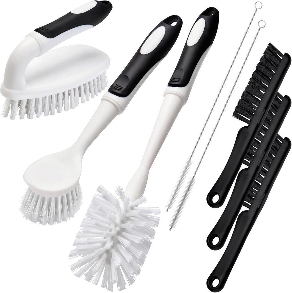 8 Pack Cleaning Brush Set Kitchen Brush Scrub Brush Set for Household