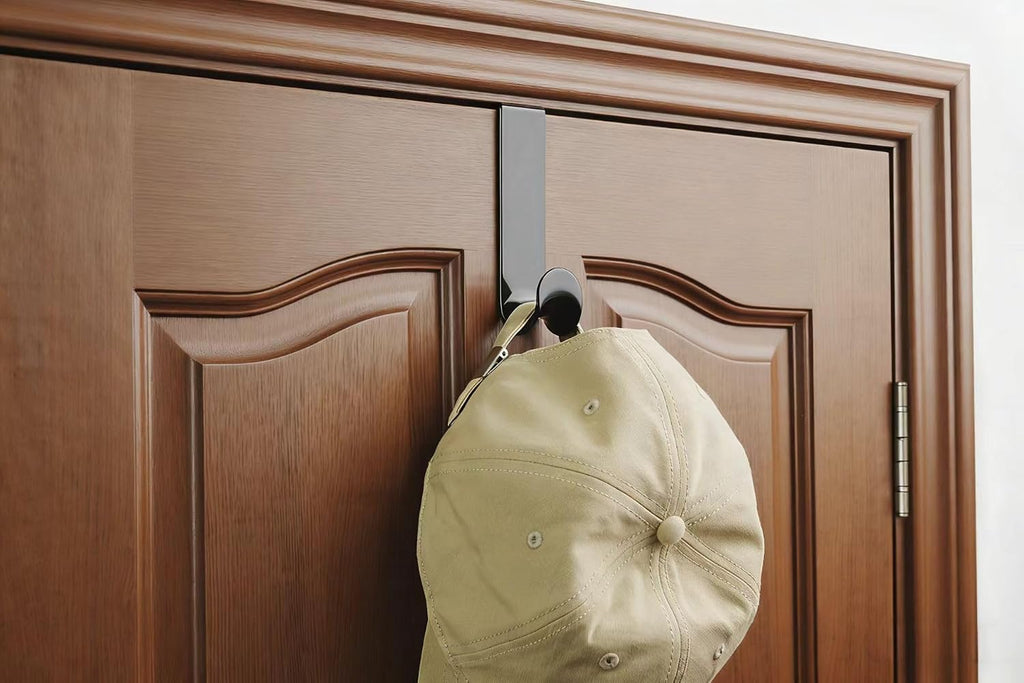 NewTalent 8 Pcs Plastic Over The Door Hooks, Over-The-Door Hanger Hook Set