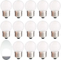 15 Pack Frosted LED Replacement Bulbs, 1.5W Low Wattage Led Bulb 15W Equal