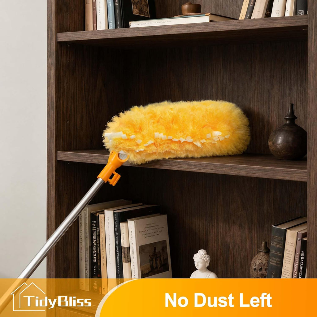 TidyBliss 6 ft Long Dusters for Cleaning Compatible with Swiffer