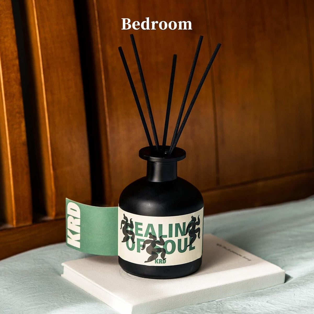 KRD Large Sweet Reed Diffuser Set for Bedroom, Floral Scents, 8.45oz