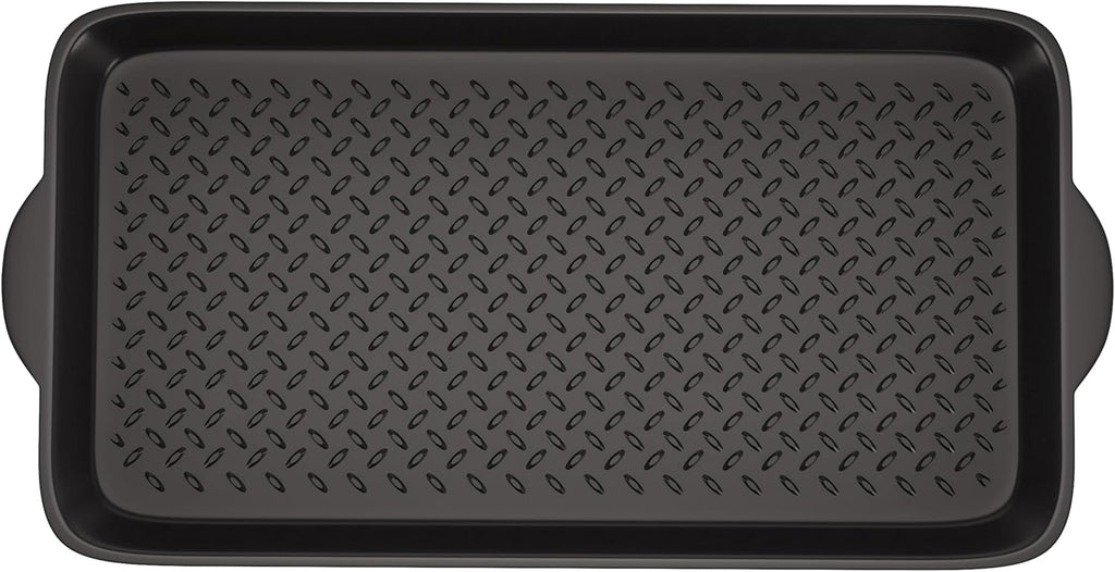 Matace 1 Pack Rubber Small Boot Tray for Entryway,Boot Mat,Shoe Tray,Shoe Mat for Indoor and Outdoor Use, 27.95"x 15.74" (Pack of 1)