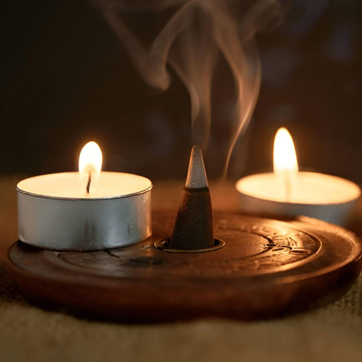 Natural Incense Dhoop Cones - 22 Pieces, 80 Grams Pack, Chemical Free Incense Dhoop Cones Floral Fragrance - Long Lasting by Hashcart®