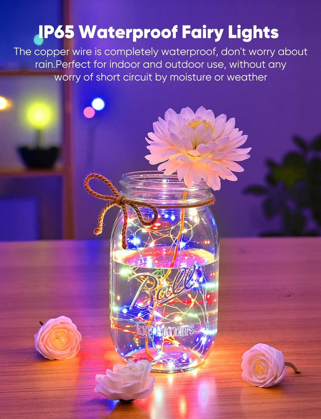 Brightown 14 Pack Multicolor LED Fairy Lights Battery Operated