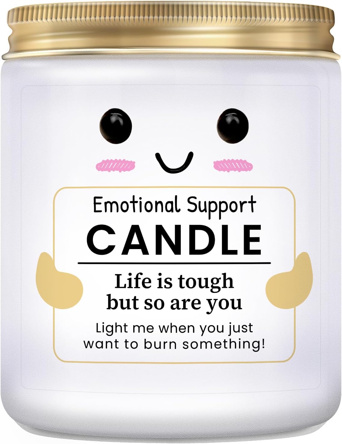 Funny Emotional Support Gifts,Inspirational Gift for Women, Lavender Candle