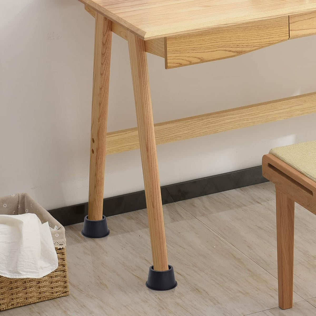 BTSD-home Round Bed Risers 3 Inch