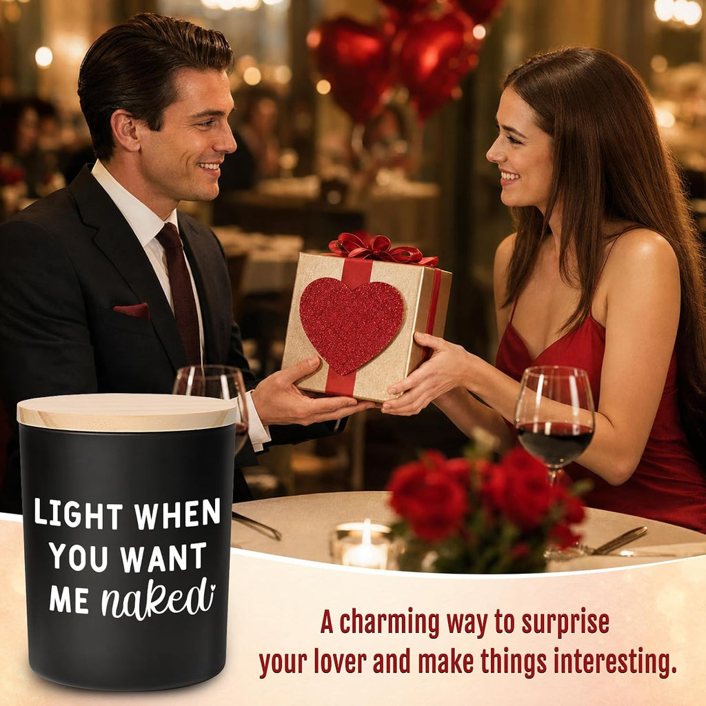 Gifts for Him Boyfriend Husband Men Couples Gift Ideas, Romantic Valentines Day Gift for Him, Naughty Boyfriend Birthday Gifts, Funny Anniversary Presents for Men Husband Couple, Christmas, Candles