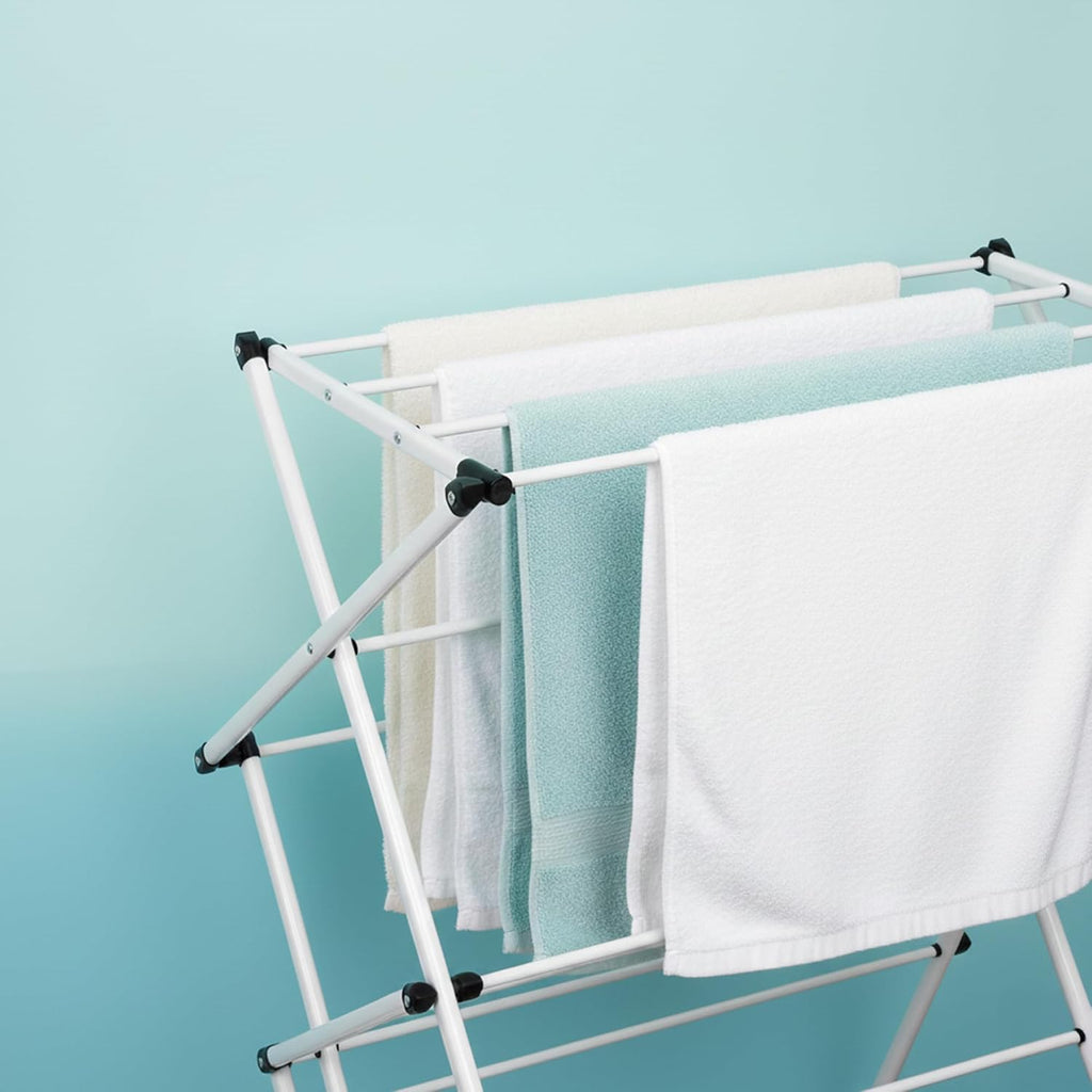 Honey-Can-Do 3-Tier Oversized Clothes Drying Rack, 31" Wide, No Assembly