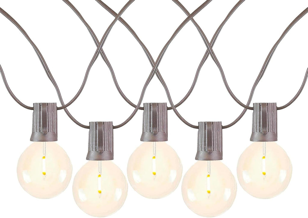 Novelty Lights 100 Feet G50 LED Patio String Lights Set with 67 Bulbs