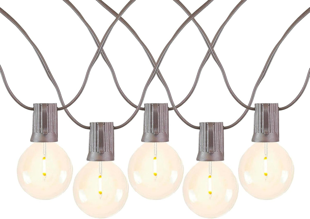 Novelty Lights 100 Feet G50 LED Patio String Lights Set with 67 Bulbs