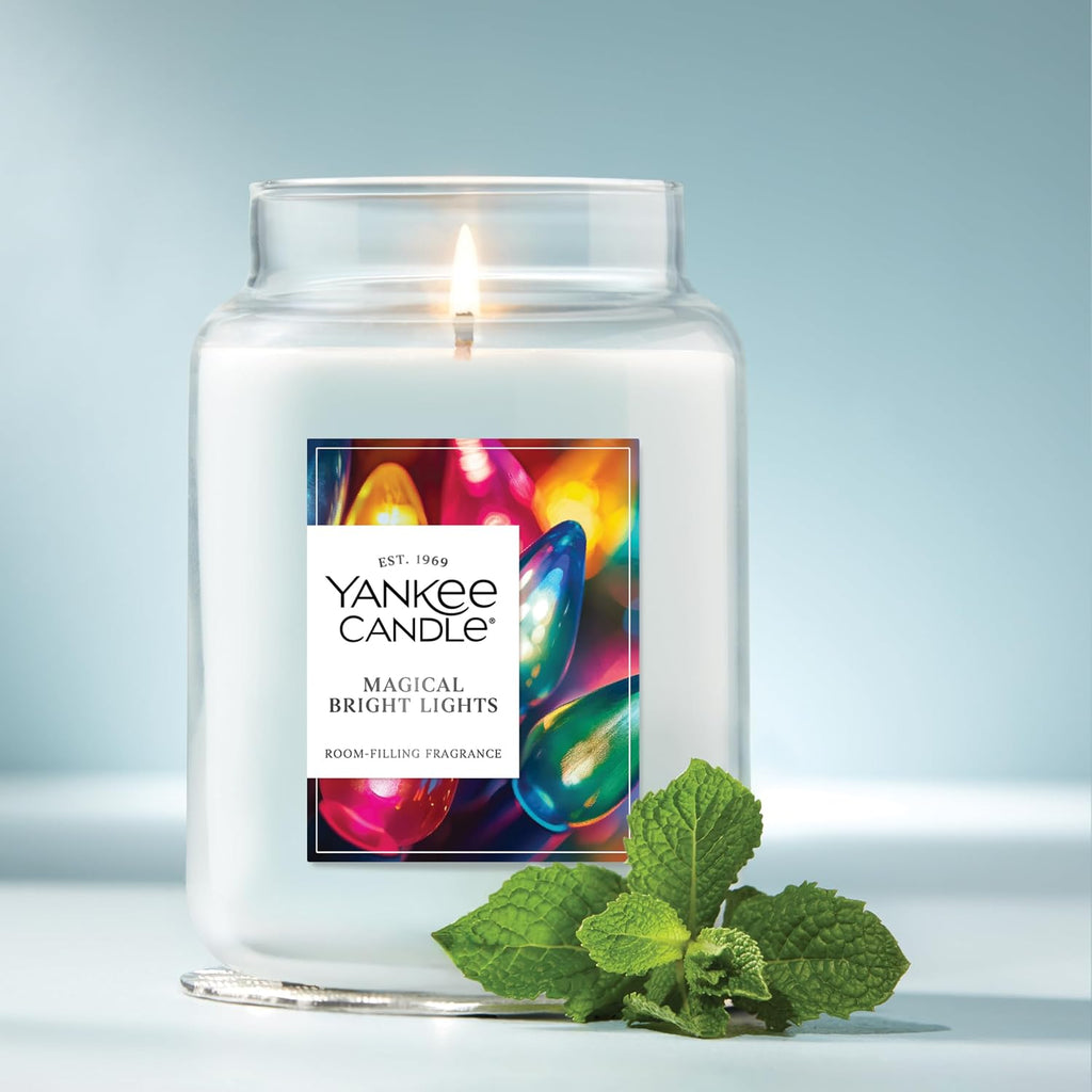 Yankee Candle Magical Bright Lights Scented Candle, 22oz Large Jar