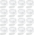 Olafus 16 Pack Fairy Lights Battery Operated, IP68 Waterproof Mini String Light, 7ft Small LED Bottle Light for Wedding Vase Centerpieces Table Decorations Christmas Indoor Party Jars Gift Cool White