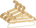 30 Pack Gold Aluminum Hangers, 16.5 Inch Non-Slip Metal Clothes Hangers, Lightweight Sturdy and Bulk Space-Saving Hangers for Pants, Skirt, Shirt, Dress, Tie
