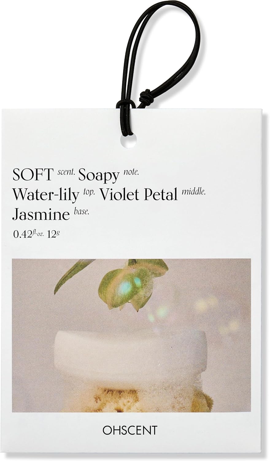 OHSCENT Soft Perfume Sachet, Scented Sachets for Closet and Drawer(Soft)