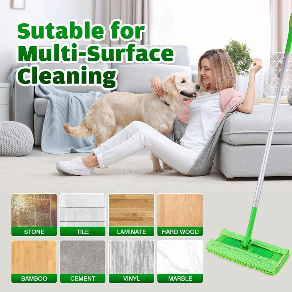 UNIMADE Reusable Microfiber Mop Pads Compatible with Swiffer Sweeper