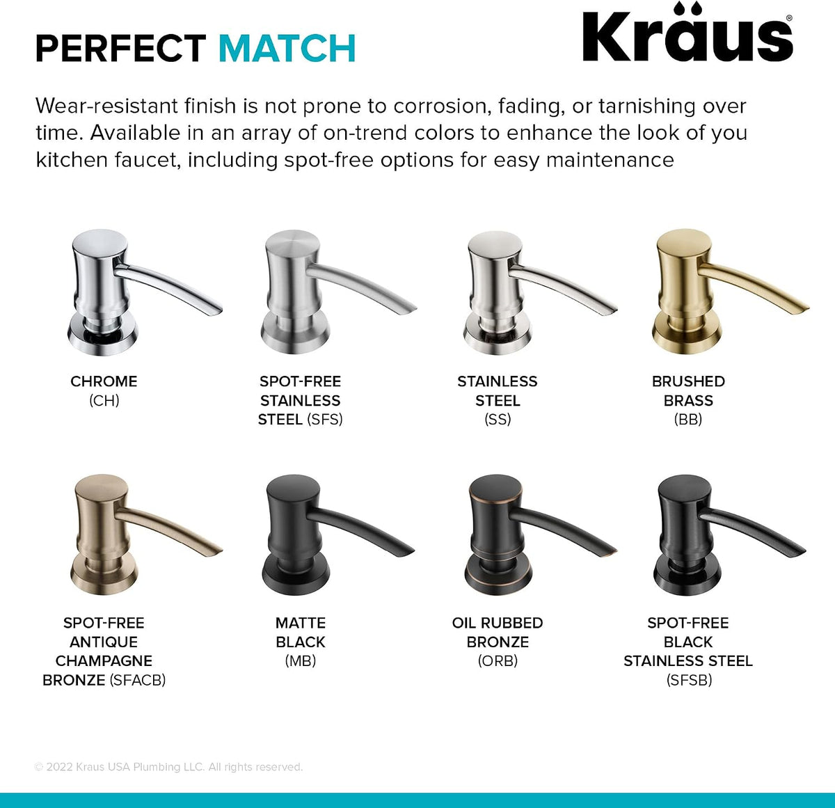 KRAUS Kitchen Soap and Lotion Dispenser in Spot Free Antique Champagne Bronze, KSD-54SFACB