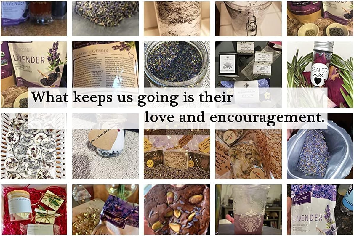 2 Pack Dried Lavender Flowers - Make Sachets for Drawers and Closets