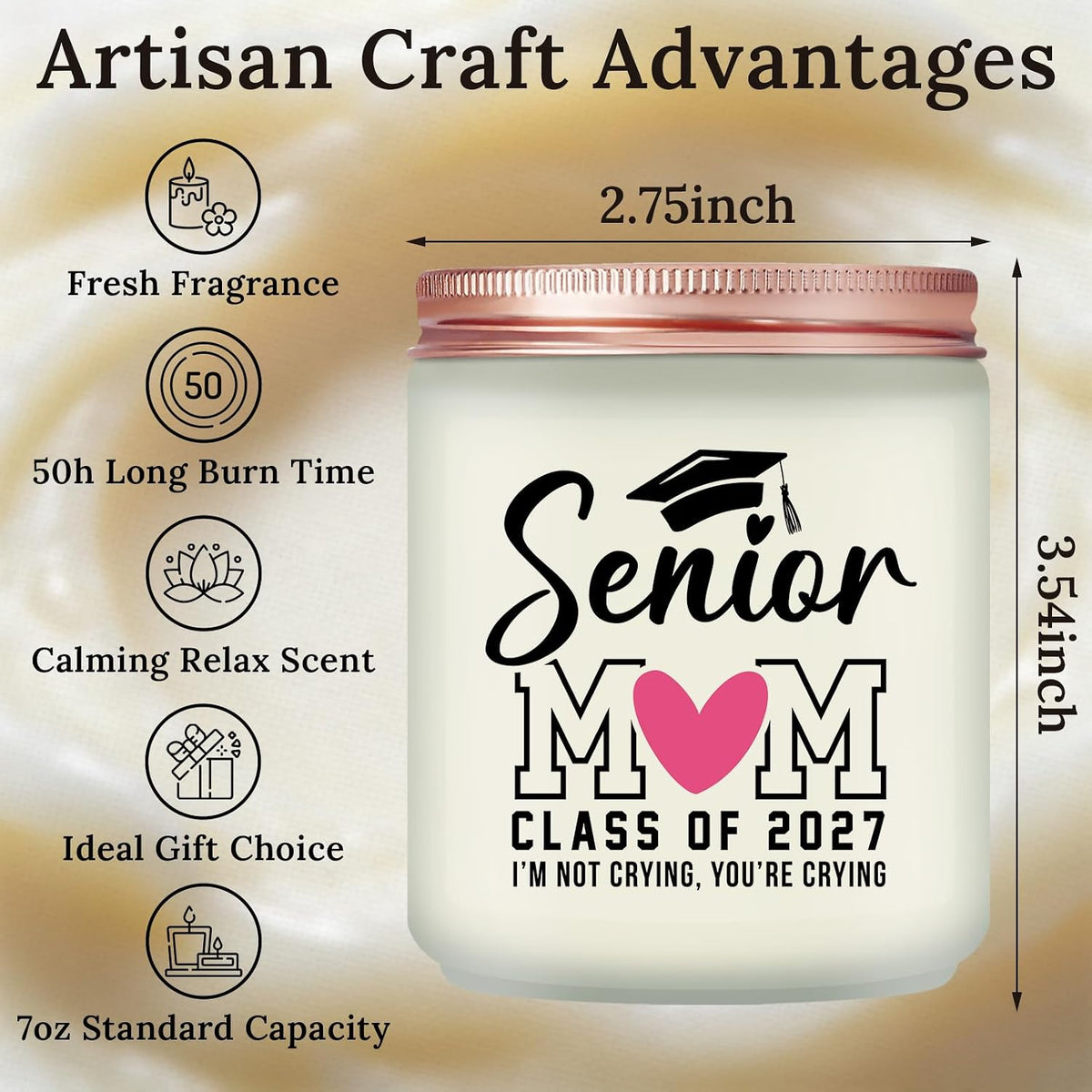 Senior Mom Class of 2027, Senior Mama 2026 Graduation Gifts