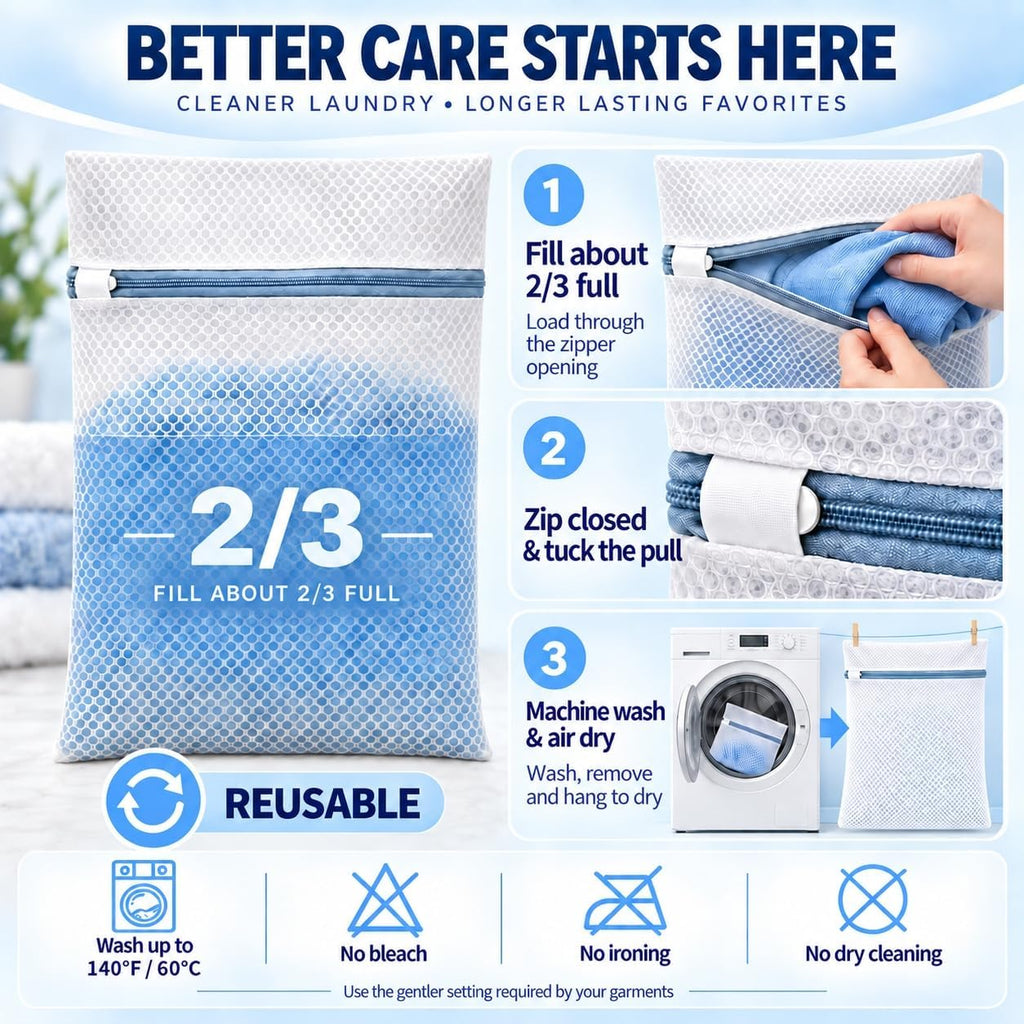 12PCS Laundry Bags Mesh Wash Bags,12X16IN Mesh Laundry Bags