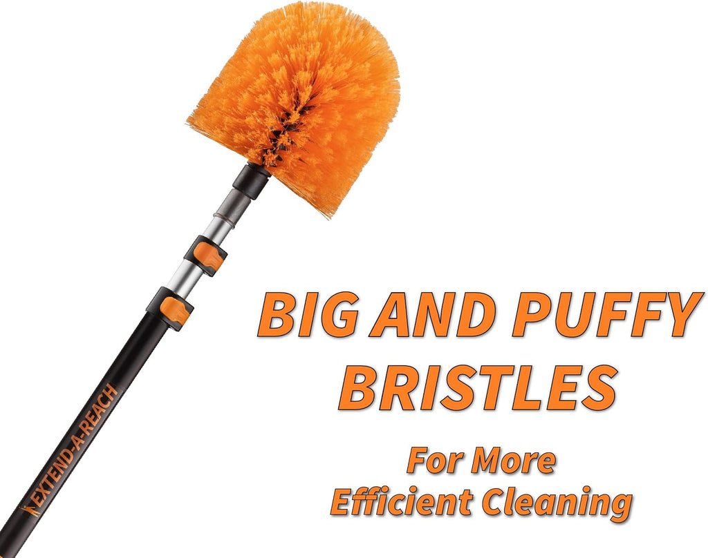4-13 ft Cobweb Duster with Extension Pole 20 Foot High Reach