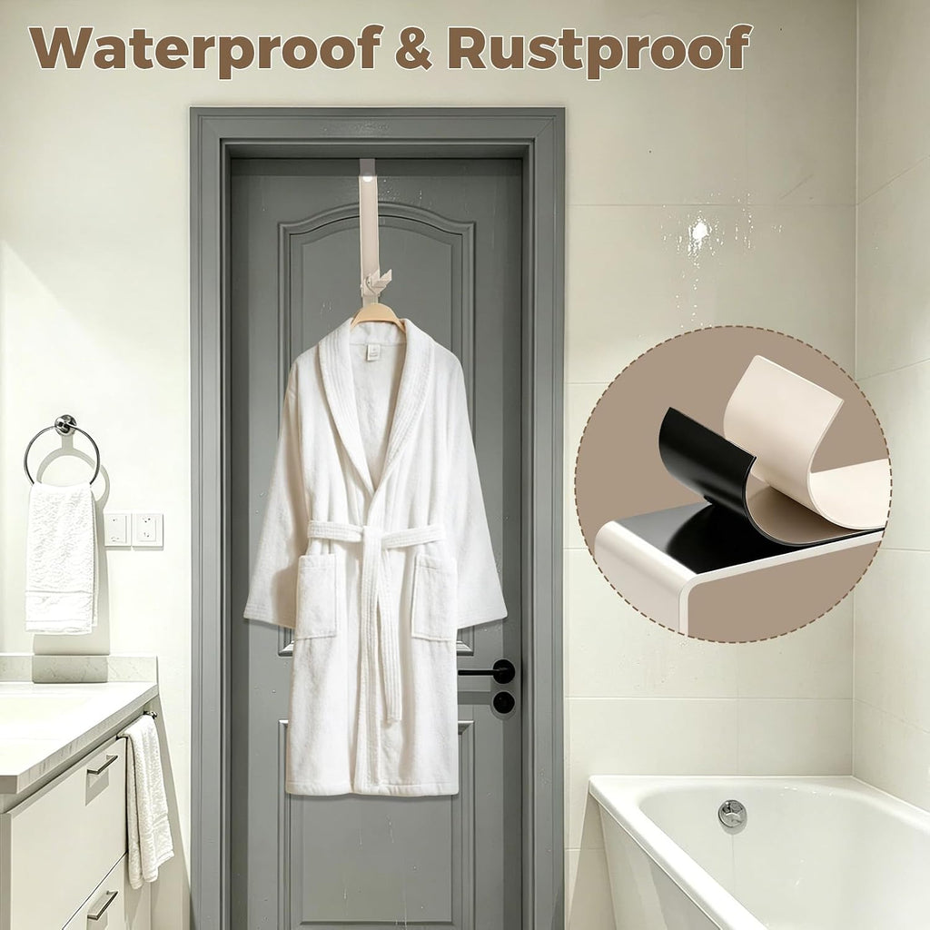 Over The Door Hooks for Clothes Hanger,Foldable Over The Door Clothes Drying Rack Collapsible,Space Saving Drying Rack Clothes for Dorm Laundry Room Bathroom Closets