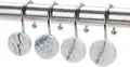 12 Pc Marble Shower Curtain Hooks Rustproof Resin Decorative Curtain Rings